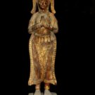 Asian Khmer Wooden Apsara Standing Statue #1