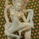Asian Cambodian Khmer Stone Apsara Statue #3