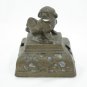 Asian Khmer Cambodian Bronze Incense Lid