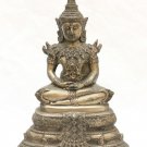 Asian Khmer Cambodian Bronze Sitting Buddha #C103