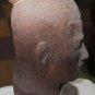 Asian Khmer Cambodian Wooden Buddha Head #MS119