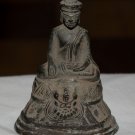 Asian Khmer Cambodian Bronze Sitting Buddha #MS110