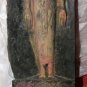 Asian Khmer Wooden Buddha Board Carving Statue #MS85