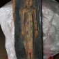 Asian Khmer Wooden Buddha Board Carving Statue #MS85