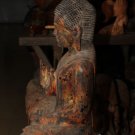 Asian Cambodian Khmer Large Wooden Sitting Buddha #MS78