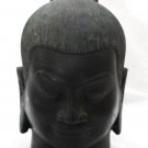 Asian Khmer Cambodian Bronze Buddha Head #C88