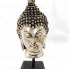 Asian Silver Buddha Head #C87