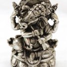 Asian Khmer Cambodian Silver Ganesh Statue #C83