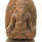 Asian Cambodian Khmer Stone Ganesh Statue #MS76
