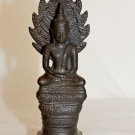 Asian Khmer Cambodian Bronze Sitting Buddha #C126