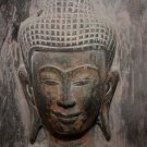 Standing Buddha Board Cambodia Khmer Unique Rare #MS218