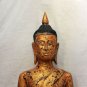 Asian Cambodian Khmer Wooden Sitting Buddha #MS216