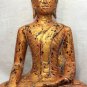 Asian Cambodian Khmer Wooden Sitting Buddha #MS216