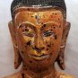 Asian Cambodian Khmer Wooden Sitting Buddha #MS216