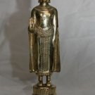 Asian Cambodian Khmer Bronze Standing Buddha #C116