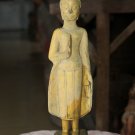 Asian Cambodian Khmer Wooden Standing Buddha #7