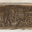 Chinese Khmer Old Antique Silver Engraved Box #C147