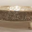 Asian Khmer Cambodian Silver Platter Plate / Bowl  #C149
