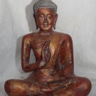 Asian Cambodian Khmer Wooden Sitting Buddha #MS214