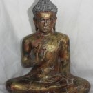 Asian Cambodian Khmer Wooden Sitting Buddha #MS211