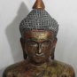 Asian Cambodian Khmer Wooden Sitting Buddha #MS211