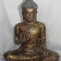 Asian Cambodian Khmer Wooden Sitting Buddha #MS211