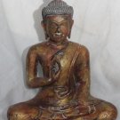 Asian Cambodian Khmer  Wooden Sitting Buddha #MS210