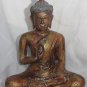 Asian Cambodian Khmer Wooden Sitting Buddha #MS210