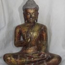 Asian Cambodian Khmer  Wooden Sitting Buddha #MS206