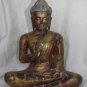 Asian Cambodian Khmer Wooden Sitting Buddha #MS206