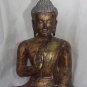 Asian Cambodian Khmer Wooden Sitting Buddha #MS206