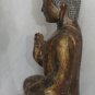 Asian Cambodian Khmer Wooden Sitting Buddha #MS206