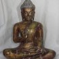 Asian Cambodian Khmer Wooden Sitting Buddha #MS206