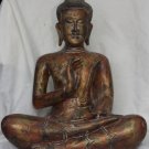 Asian Cambodian Khmer  Wooden Sitting Buddha #MS202