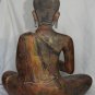 Asian Cambodian Khmer Wooden Sitting Buddha #MS202