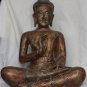 Asian Cambodian Khmer Wooden Sitting Buddha #MS202