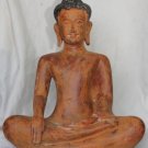Asian Cambodian Khmer  Wooden Sitting Buddha #MS200