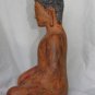 Asian Cambodian Khmer Wooden Sitting Buddha #MS200