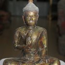 Asian Cambodian Khmer  Wooden Sitting Buddha #MS196