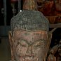 Asian Khmer Cambodian Wooden Buddha Head #11