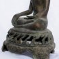 Old Antique Asian Cambodian Khmer Bronze Sitting Buddha
