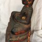 Asian Khmer Sitting Wooden Buddha #MS138