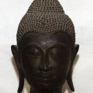 Asian Khmer Cambodian Bronze Buddha Head #O2