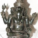 Asian Khmer Cambodian Bronze Ganesh Statue #O6