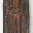 Asian Khmer Cambodian Wooden Buddha Board#MS143