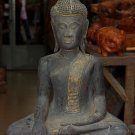 Asian Cambodian Khmer Large Wooden Sitting Buddha #MS182