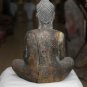Asian Khmer Sitting Wooden Buddha #MS165
