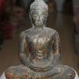 Asian Khmer Sitting Wooden Buddha #MS165