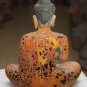 Asian Khmer Sitting Wooden Buddha #MS162
