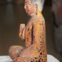 Asian Khmer Sitting Wooden Buddha #MS162